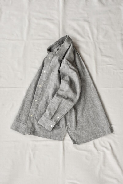 QUILP WECKL Shirt Cotton Linen Houndstooth