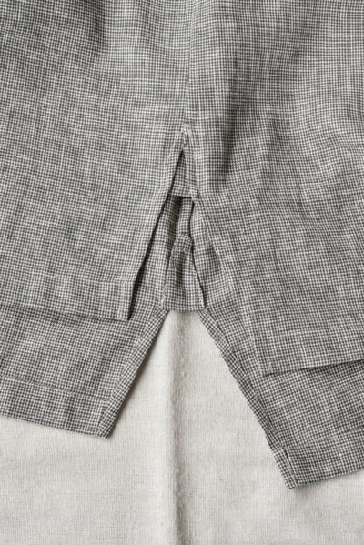 QUILP WECKL Shirt Cotton Linen Houndstooth