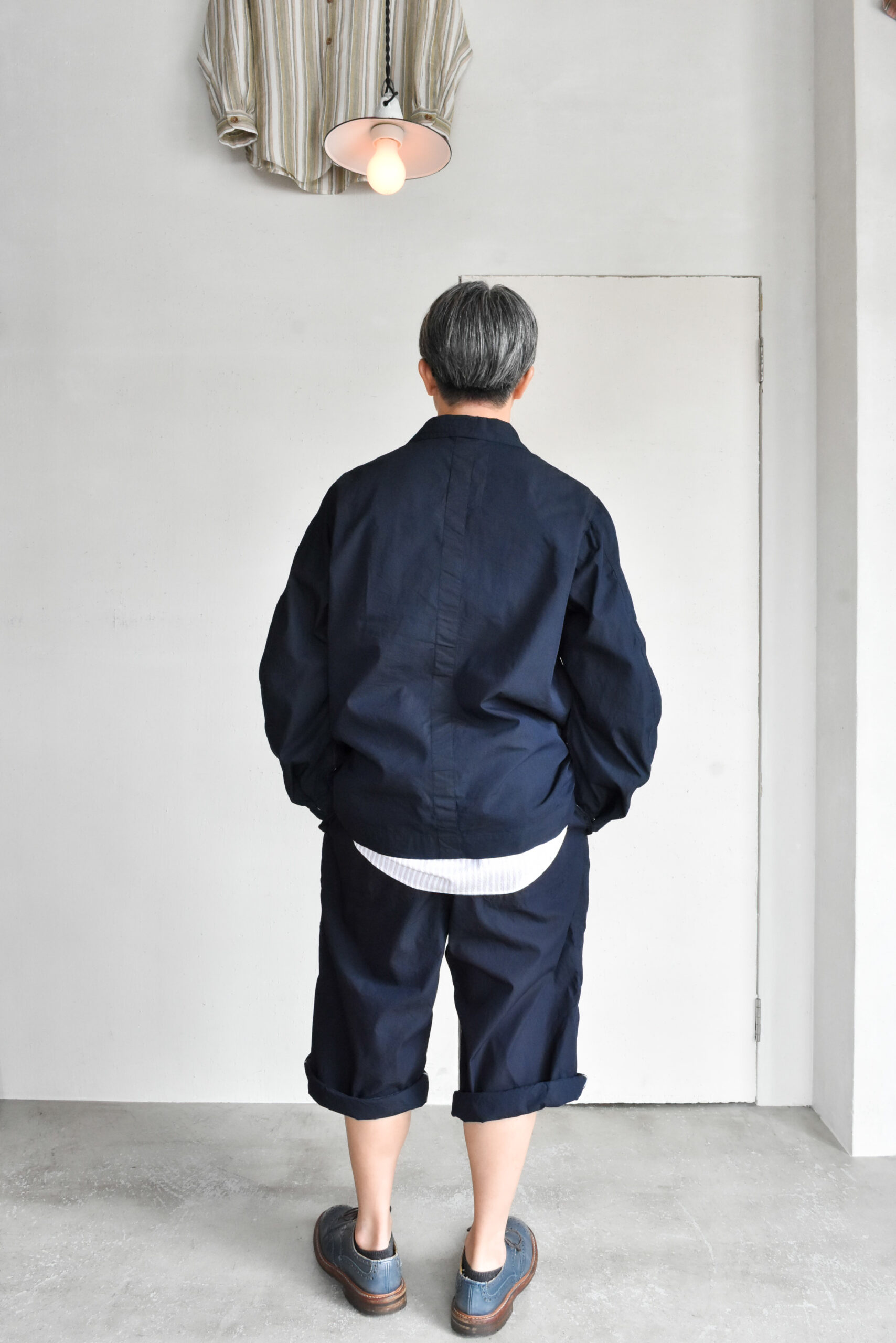 HOPPER'S BRUNCH Traveler Jacket Cotton Nylon Indigo