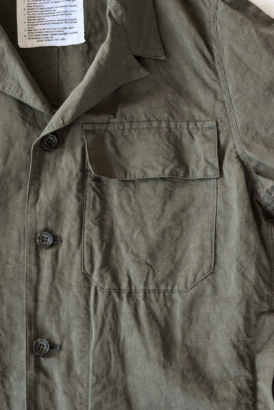 HOPPER'S BRUNCH Traveler Jacket Cotton Linen Olive