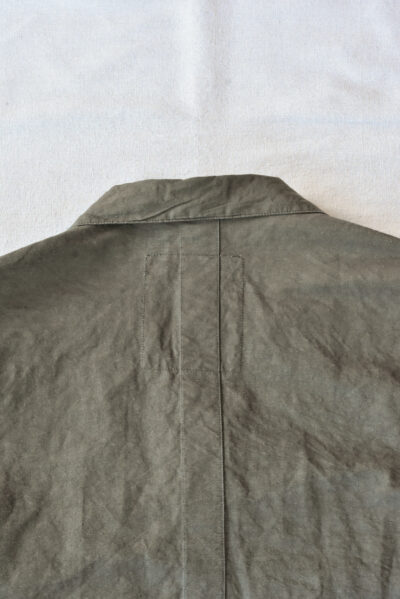 HOPPER'S BRUNCH Traveler Jacket Cotton Linen Olive