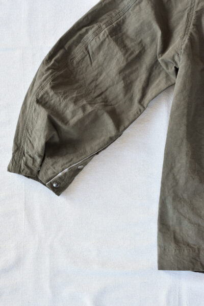 HOPPER'S BRUNCH Traveler Jacket Cotton Linen Olive