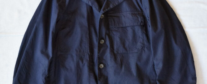HOPPER'S BRUNCH Traveler Jacket Cotton Nylon Indigo