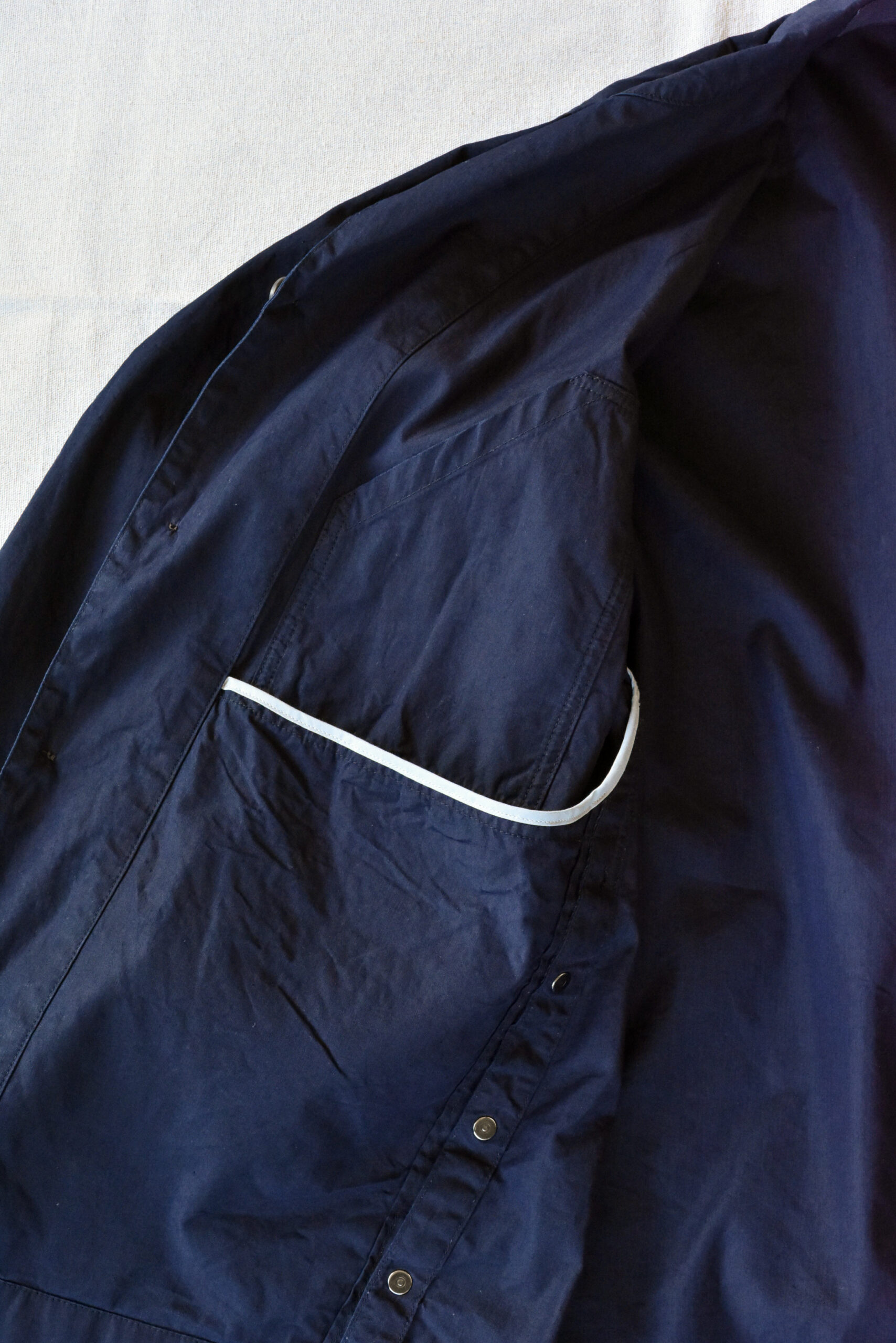 HOPPER'S BRUNCH Traveler Jacket Cotton Nylon Indigo