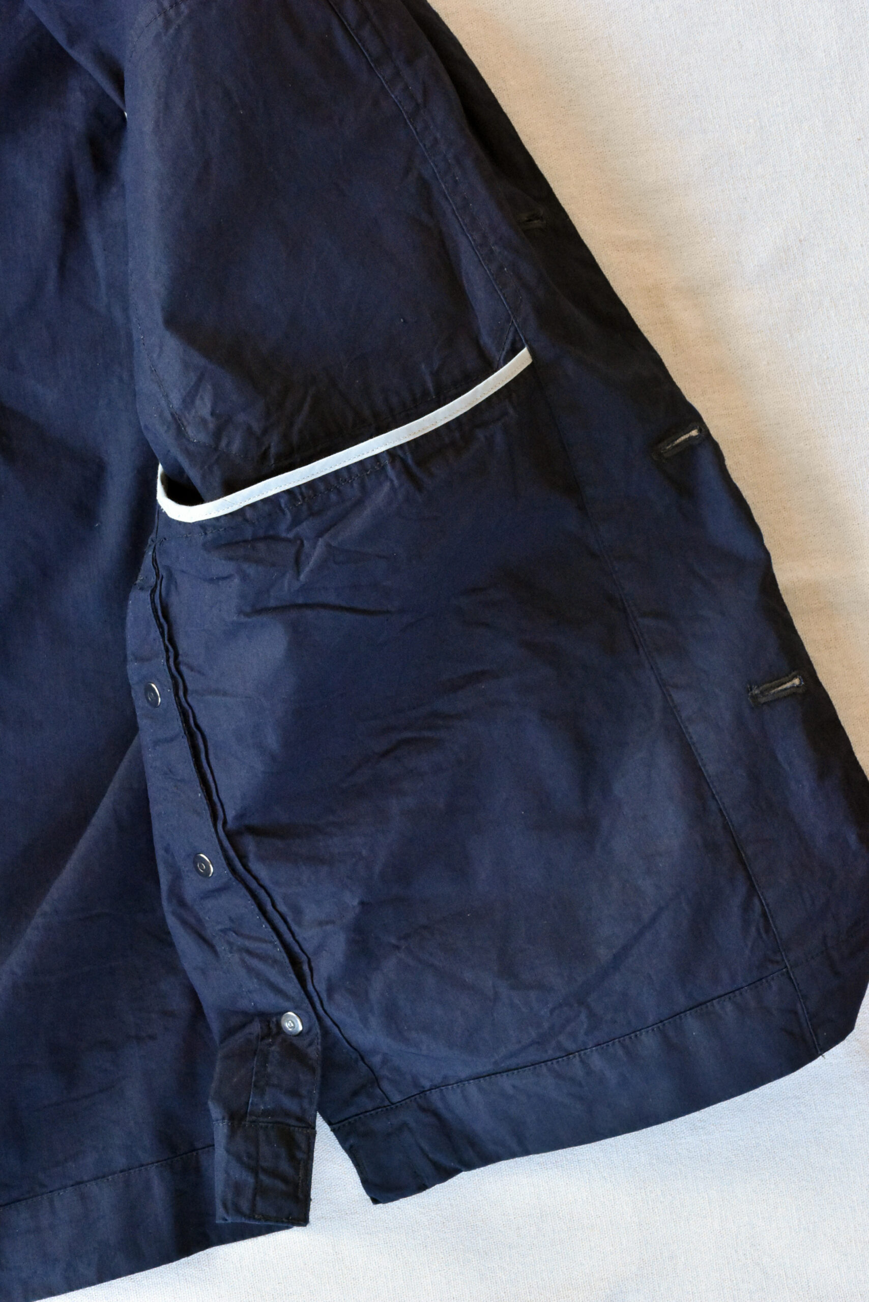 HOPPER'S BRUNCH Traveler Jacket Cotton Nylon Indigo