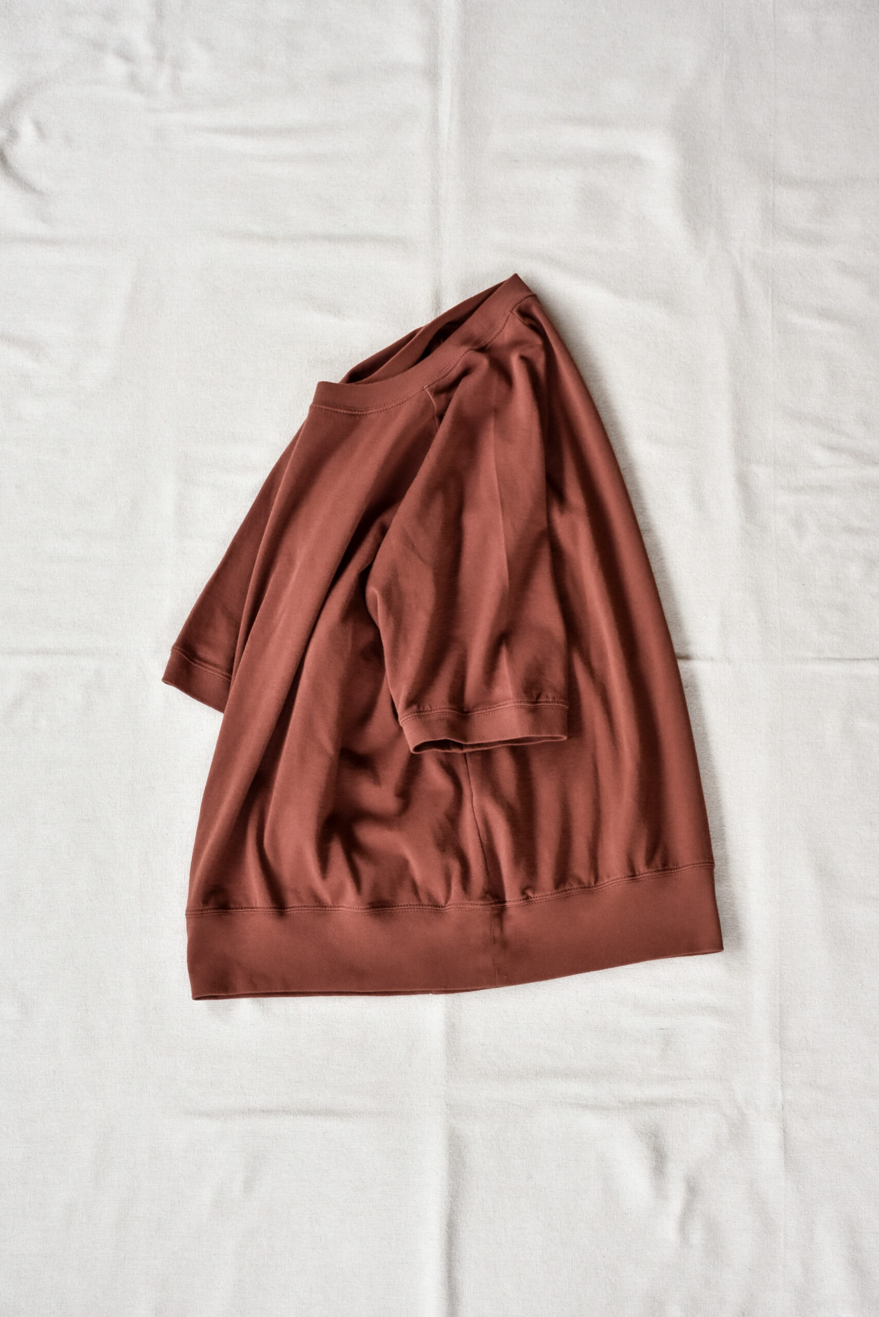 FilMelange ELMER Extra Mini Urage Short Sleeve Sweat Terracotta