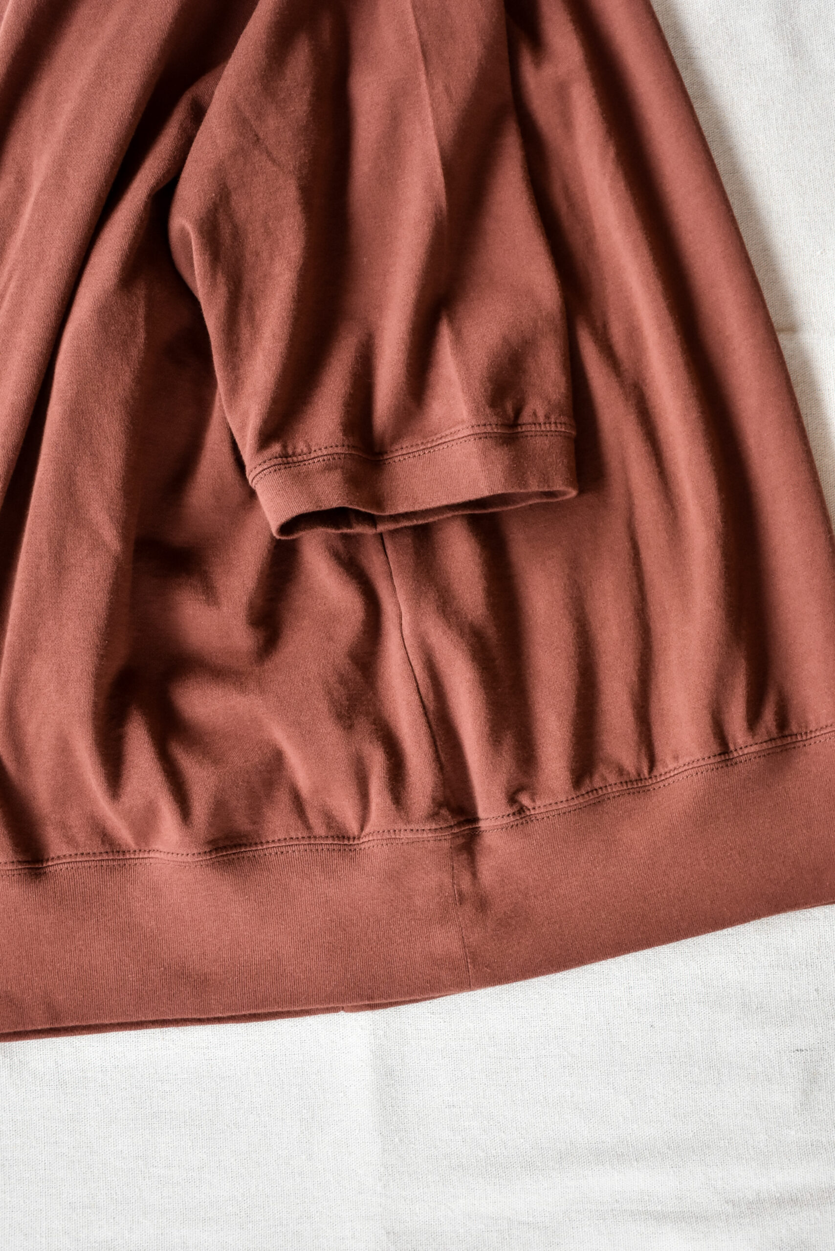 FilMelange ELMER Extra Mini Urage Short Sleeve Sweat Terracotta