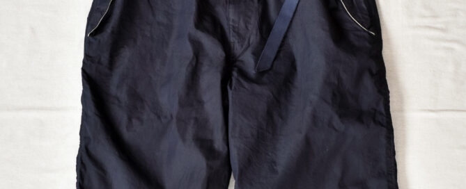 HOPPER‘S BRUNCH Drift Pants Cotton Nylon Indigo