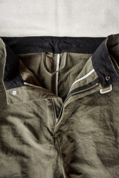 HOPPER‘S BRUNCH Drift Pants Cotton Linen Olive
