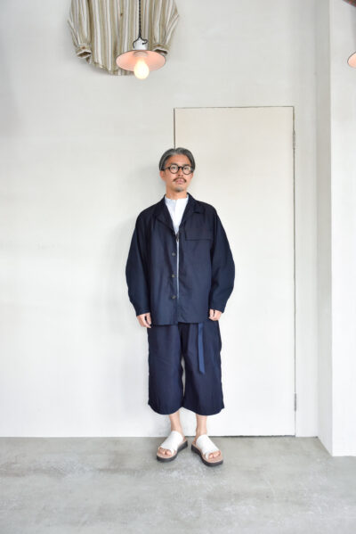 QUILP DUNN Pull Over Shirt Thomas Mason’s Stripe