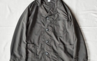 SASSAFRAS Sprayer Jacket Water Repellent Nylon Ripstop Charcoal