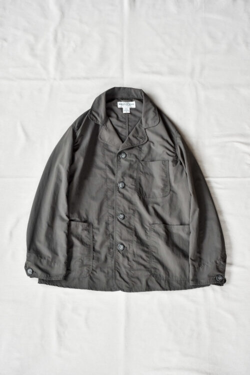 SASSAFRAS Sprayer Jacket Water Repellent Nylon Ripstop Charcoal