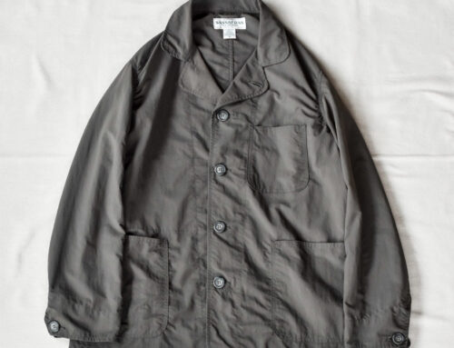 SASSAFRAS Sprayer Jacket Water Repellent Nylon Ripstop Charcoal