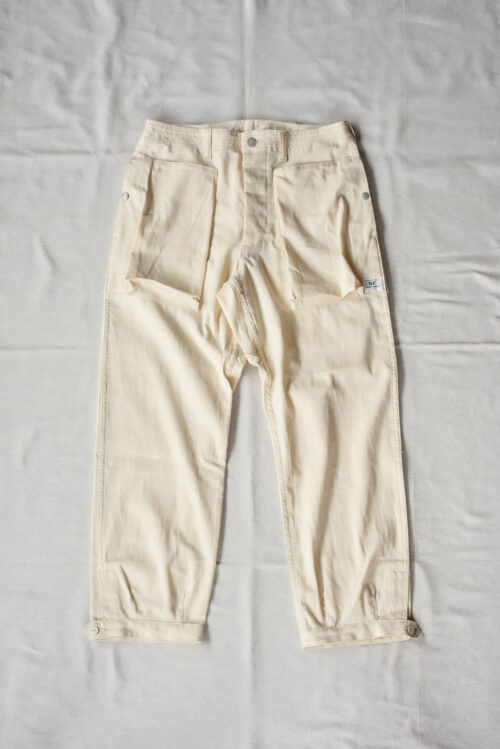SASSAFRAS Digs Crew Pants 4/5 8oz Denim Natural
