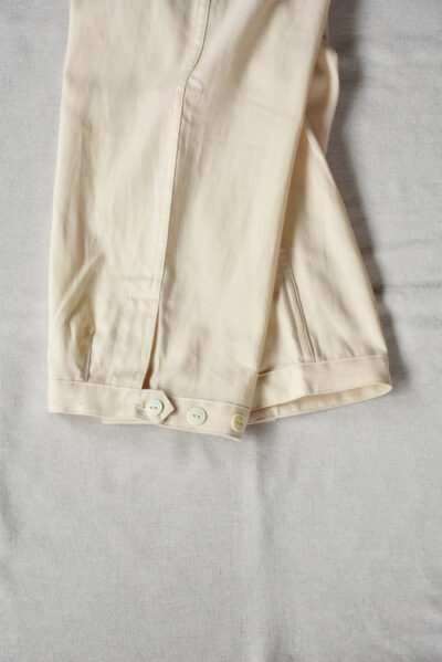 SASSAFRAS Digs Crew Pants 4/5 8oz Denim Natural