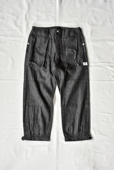 SASSAFRAS Digs Crew Pants 4/5 8oz Denim Black