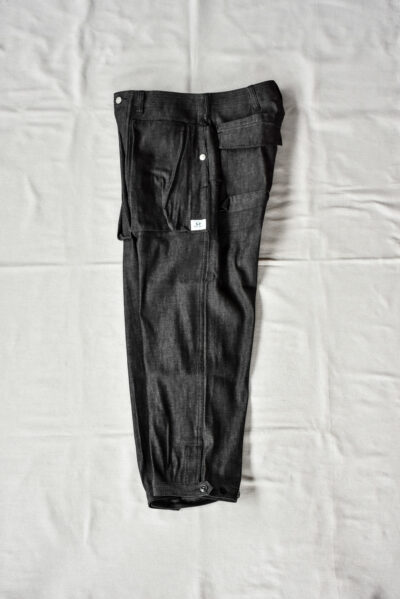 SASSAFRAS Digs Crew Pants 4/5 8oz Denim Black