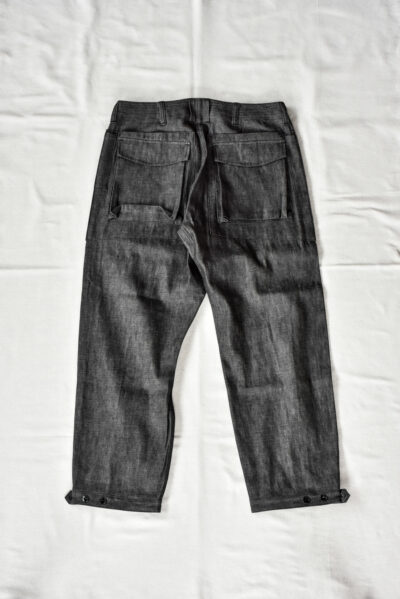 SASSAFRAS Digs Crew Pants 4/5 8oz Denim Black
