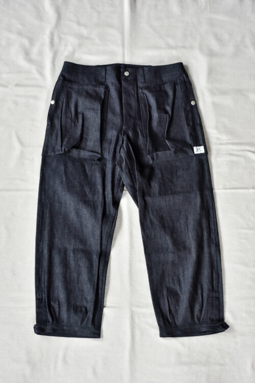 SASSAFRAS Digs Crew Pants 4/5 8oz Denim Indigo