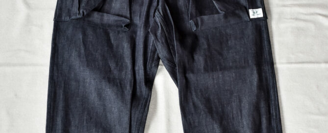 SASSAFRAS Digs Crew Pants 4/5 8oz Denim Indigo