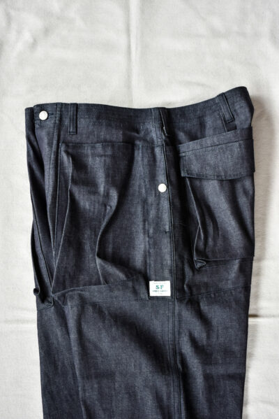 SASSAFRAS Digs Crew Pants 4/5 8oz Denim Indigo