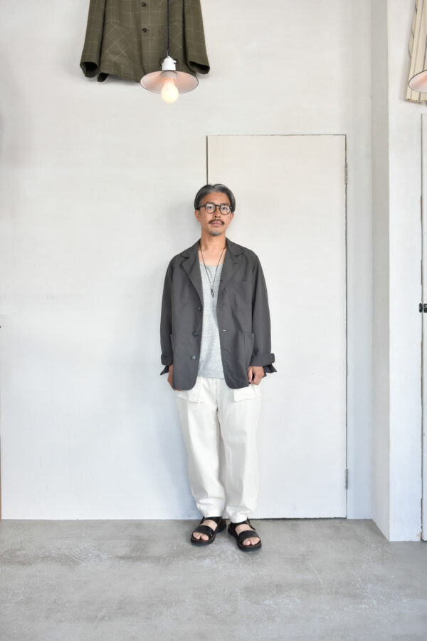 SASSAFRAS Digs Crew Pants 4/5 8oz Denim Natural