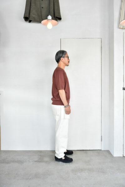 SASSAFRAS Digs Crew Pants 4/5 8oz Denim Natural