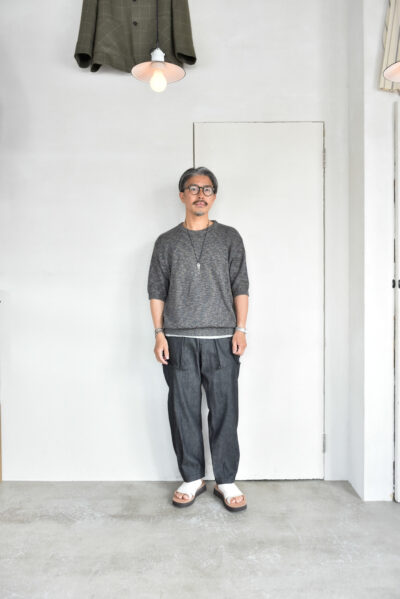 SASSAFRAS Digs Crew Pants 4/5 8oz Denim Black