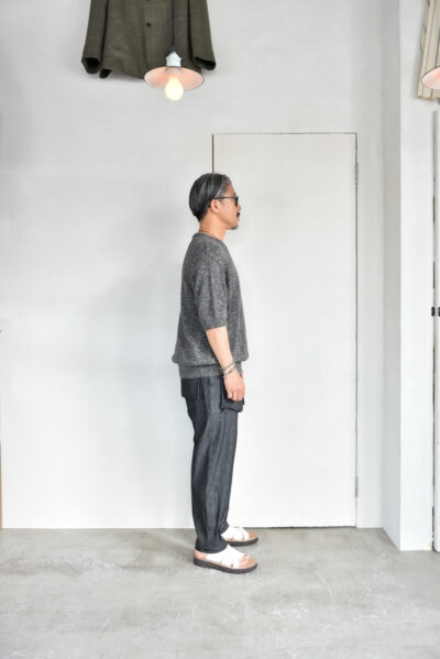 SASSAFRAS Digs Crew Pants 4/5 8oz Denim Black