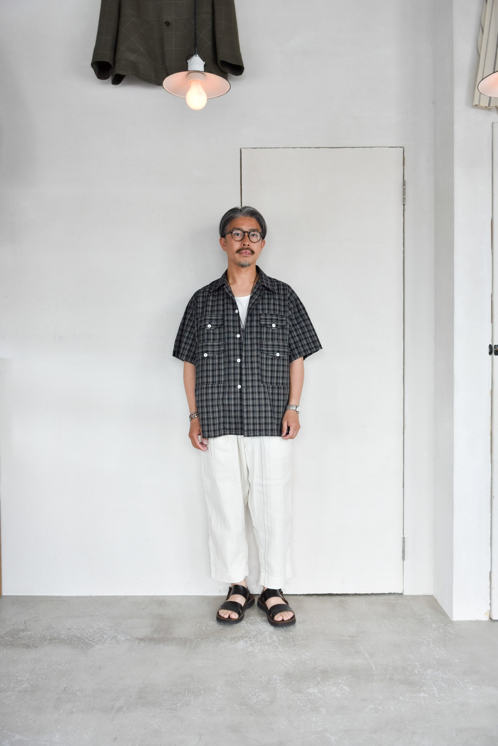 Post O’Alls Town & Country HAVANA Cotton Broad Cloth Black Check