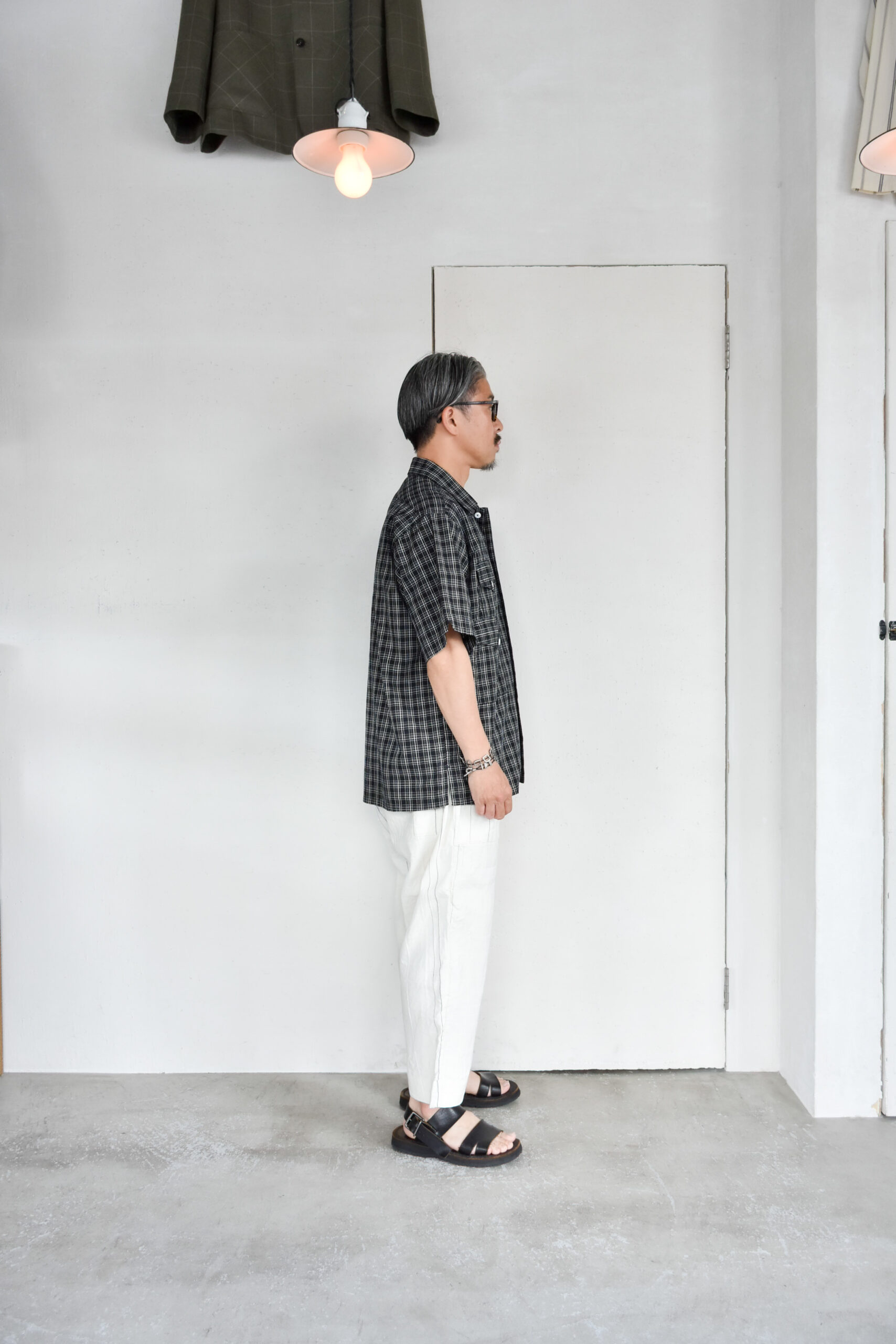Post O’Alls Town & Country HAVANA Cotton Broad Cloth Black Check