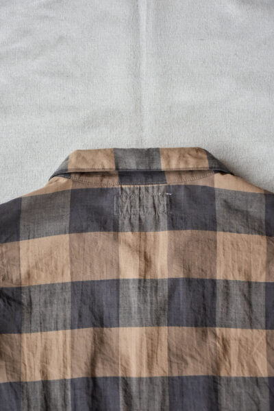 SASSAFRAS Gardener Open Half Cotton Weave Brown Check