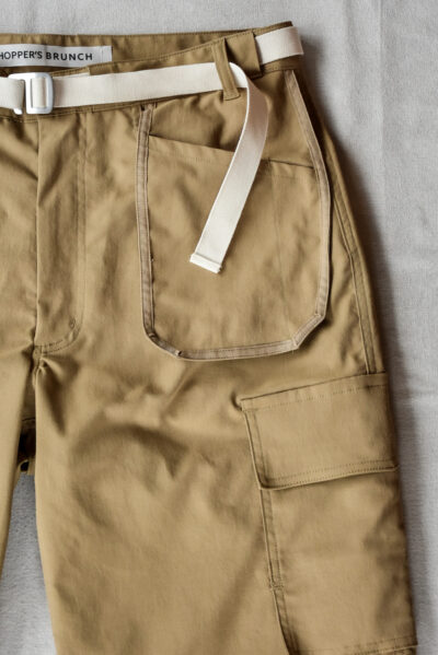 HOPPER‘S BRUNCH Work Shorts Sand