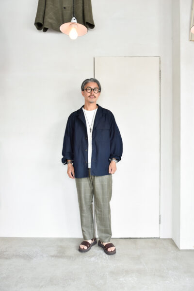 FilMelange CASEY Half Cardigan Stitch Cotton Knit T-Shirt White
