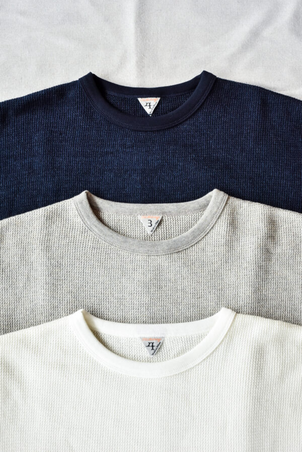 FilMelange CASEY Half Cardigan Stitch Cotton Knit T-Shirt