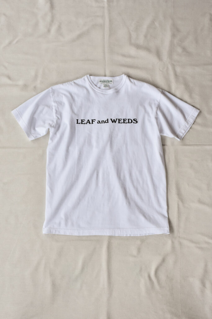 SASSAFRAS LEAF and WEEDS T 1/2 White