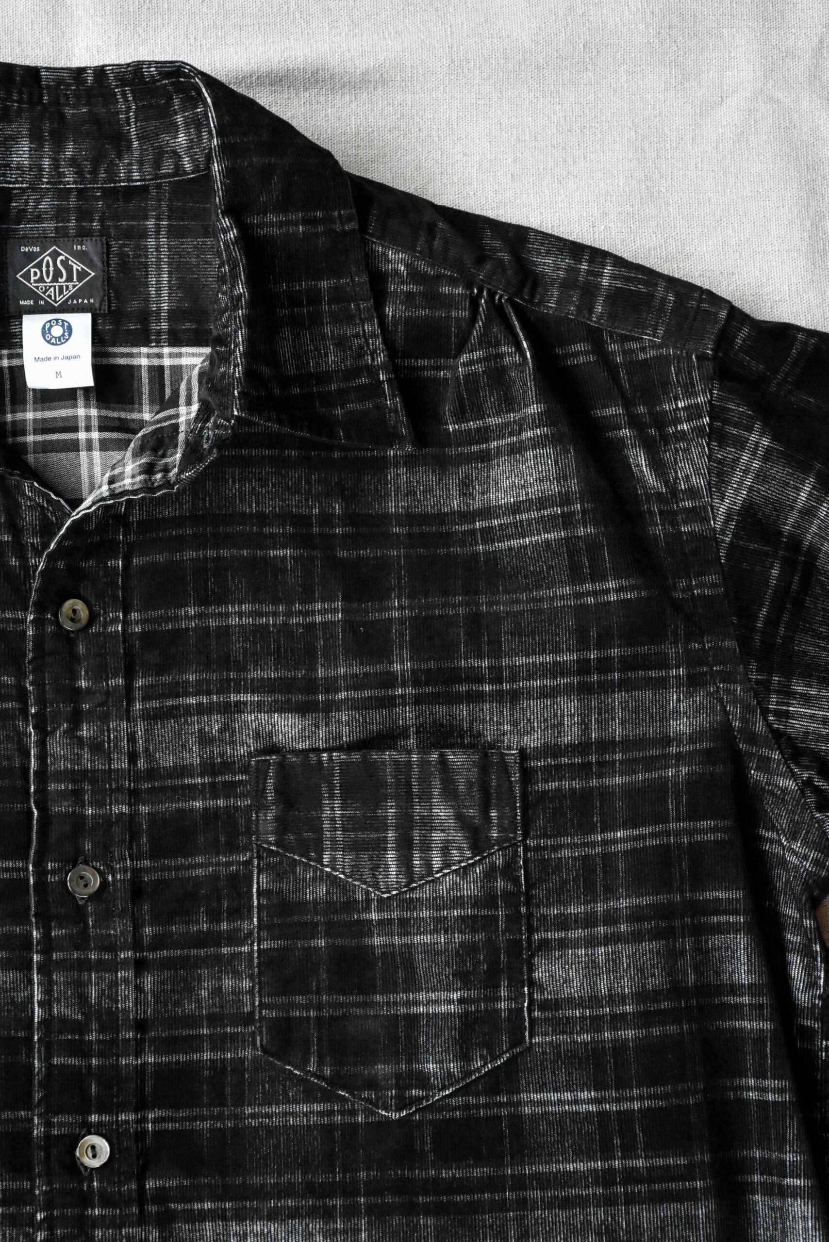 Post O’Alls Original BL Shirt shadow cords black light