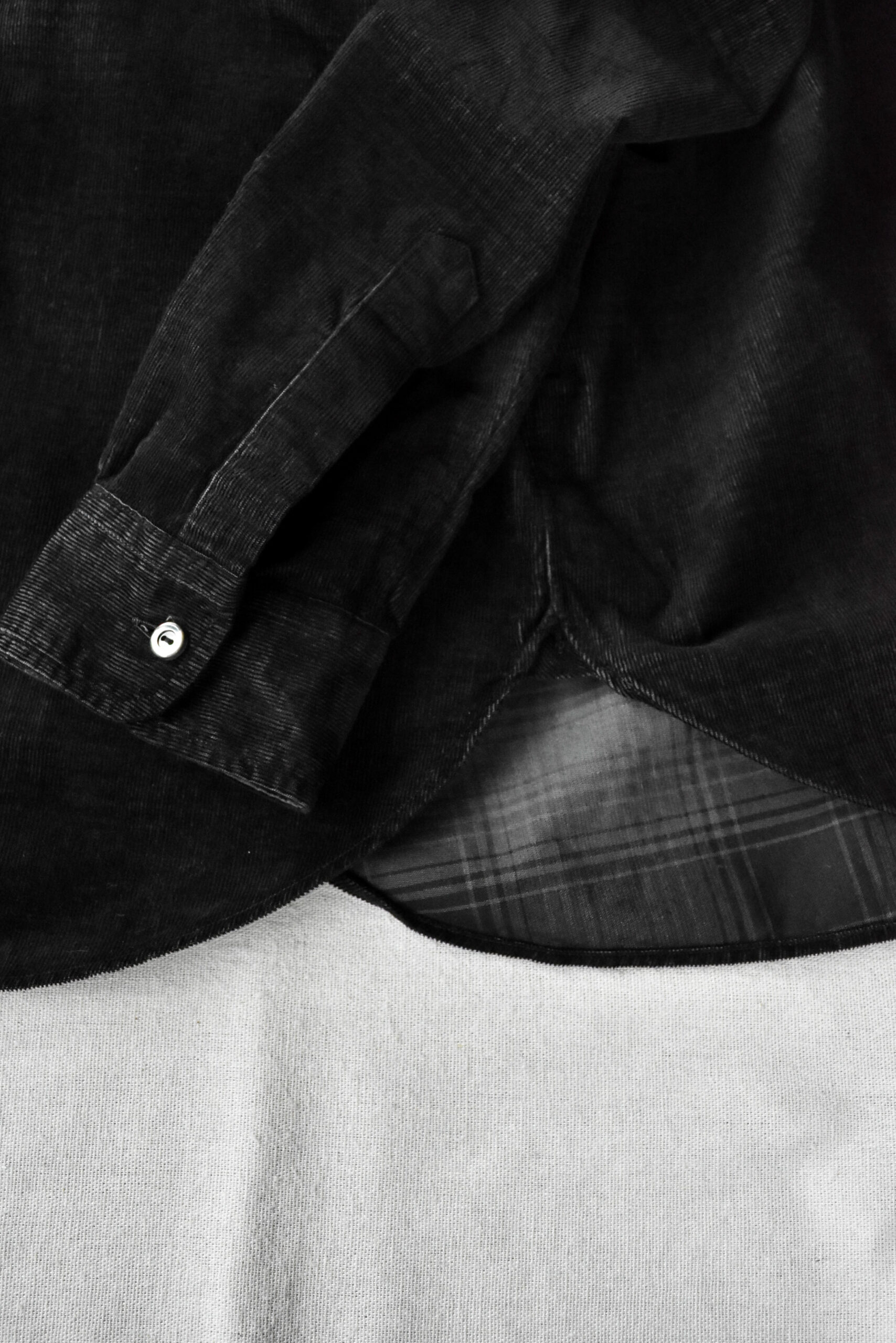 Post O’Alls Original BL Shirt shadow cords black dark