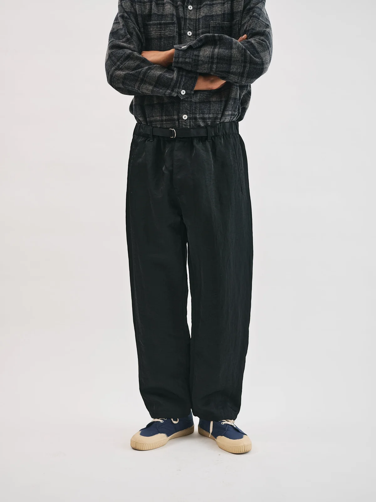 Post O’Alls POST Coach Pants heavy nylon twill black