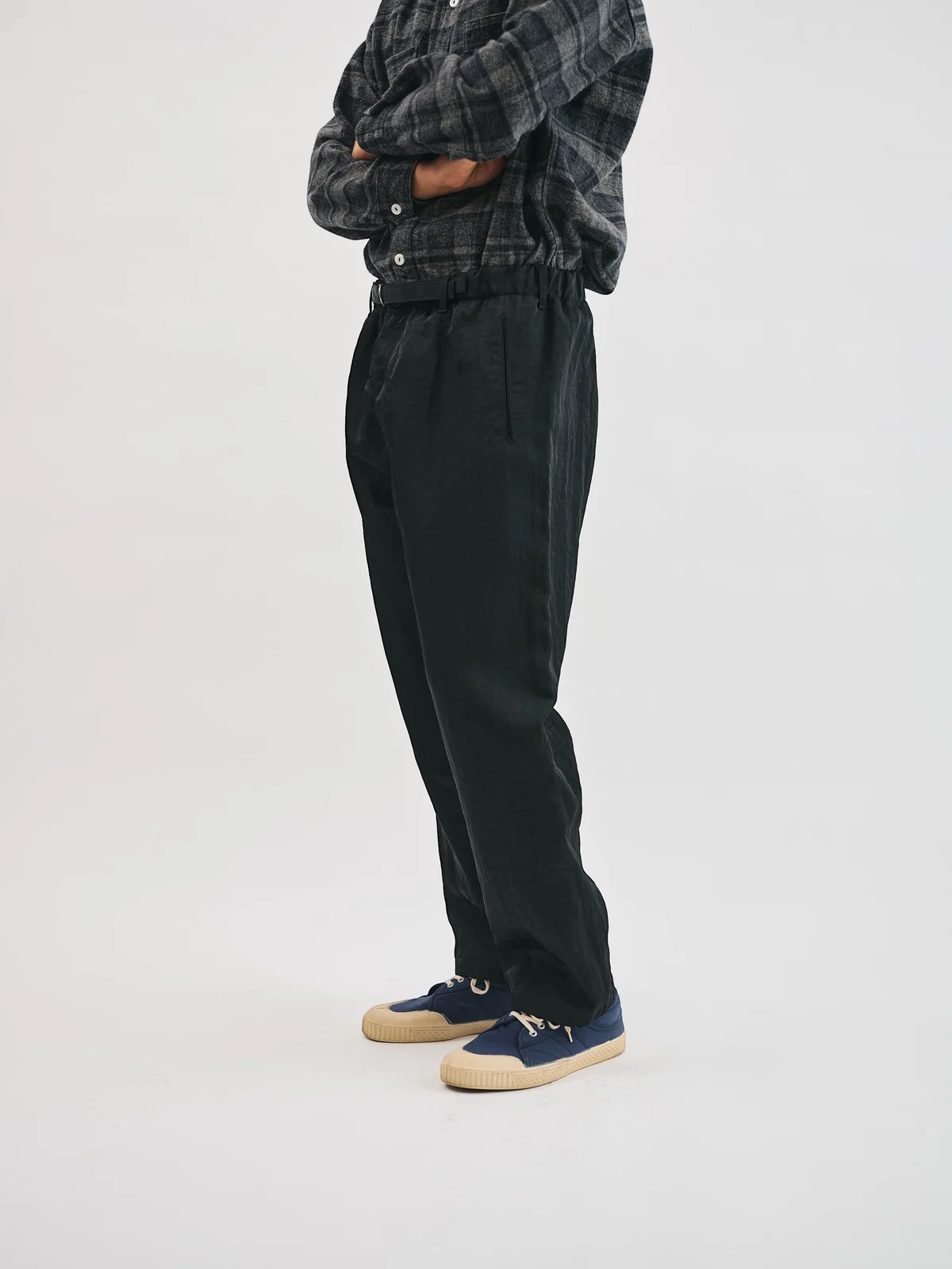 Post O’Alls POST Coach Pants heavy nylon twill black