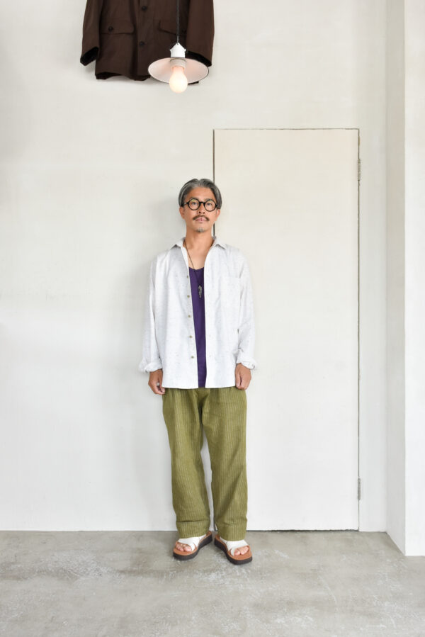 HOPPER'S BRUNCH R-Shirts Color Nep Flannel Natural
