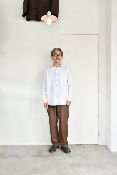 HOPPER'S BRUNCH R-Shirts Color Nep Flannel Natural