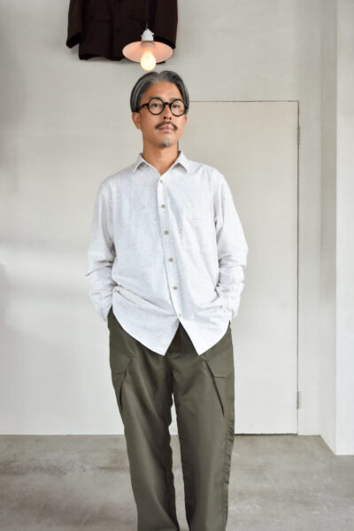 HOPPER'S BRUNCH R-Shirts Color Nep Flannel Natural