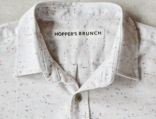 HOPPER’S BRUNCH R-Shirts Color Nep Flannel Natural