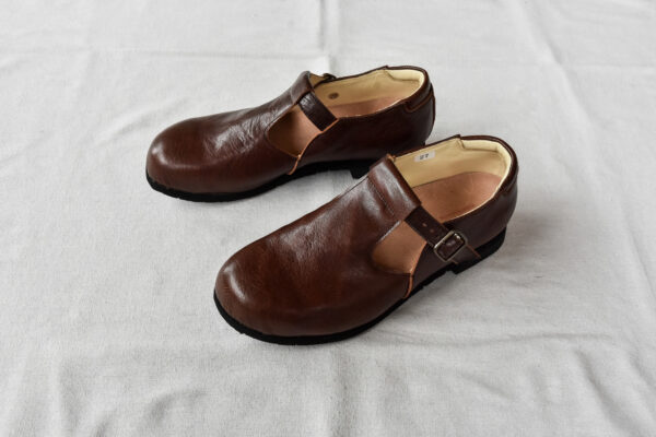 nakamura shoes T-01 Buffalo Leather Dark Brown