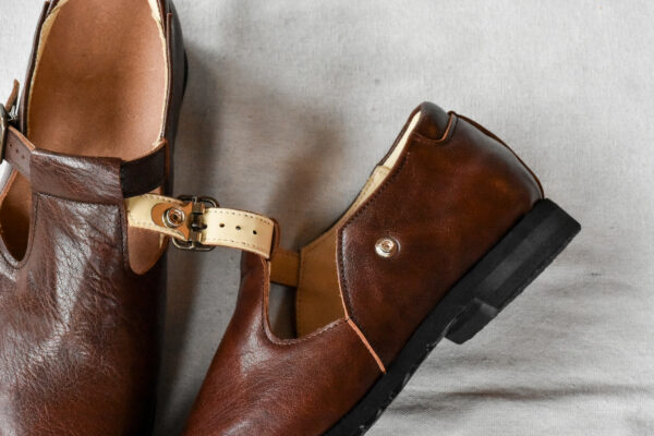 nakamura shoes T-01 Buffalo Leather Dark Brown