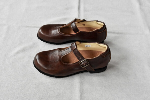 nakamura shoes T-02 Buffalo Leather Dark Brown