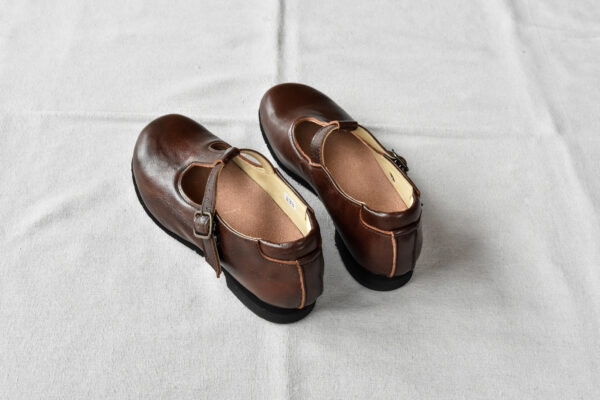 nakamura shoes T-02 Buffalo Leather Dark Brown