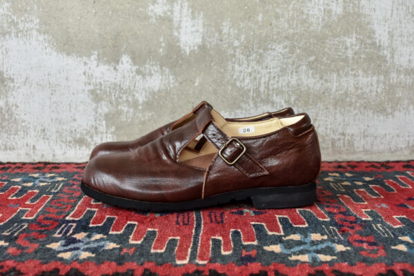 nakamura shoes T-01 Buffalo Leather Dark Brown