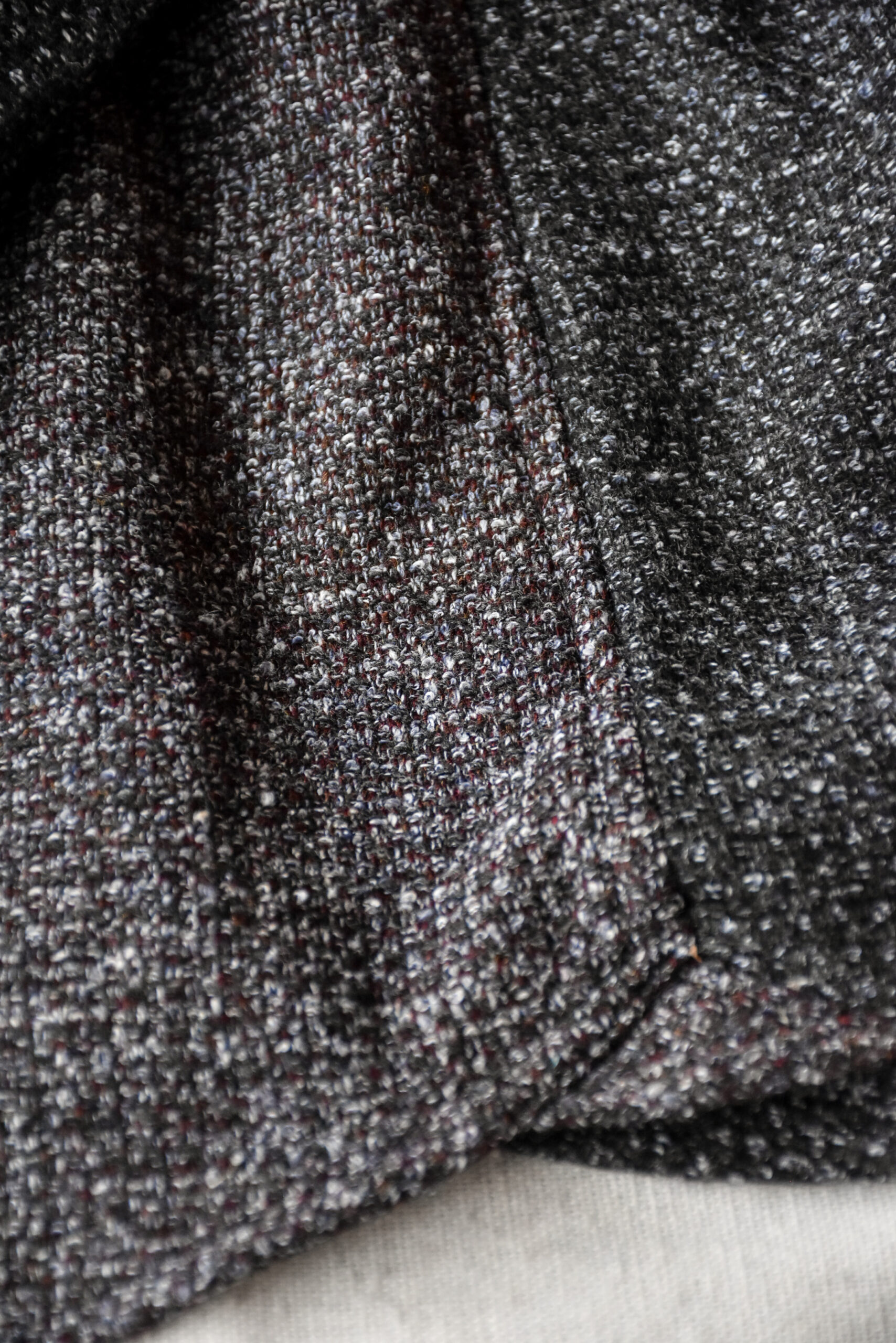 Frank Leder 2 Tone Brown Wool Old Style Shirt